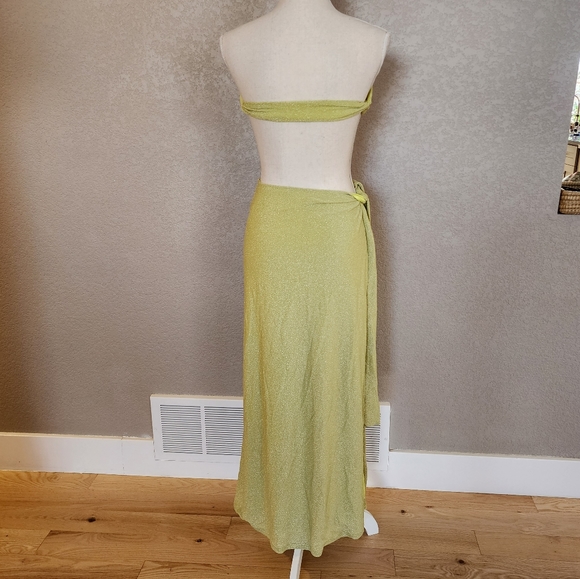 Meshki shimmer dress wrap around skirt size XS - Picture 9 of 11